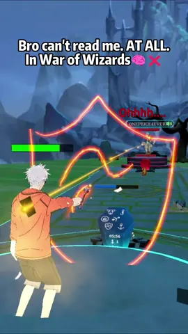 Bro can't read me. AT ALL. In War of Wizards🧠❌ #vrgames #quest3 #quest2 #warofwizards #gojosatoru
