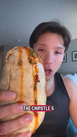 @Chipotle 5 bite burrito challenge! Mission accomplished! Decided to try their new chimichurri sauce while eating this massive burrito in 5 bites casually under 3 minutes! #foodchallenge #burritochallenge #FoodTok #burritomukbang #foodreview 