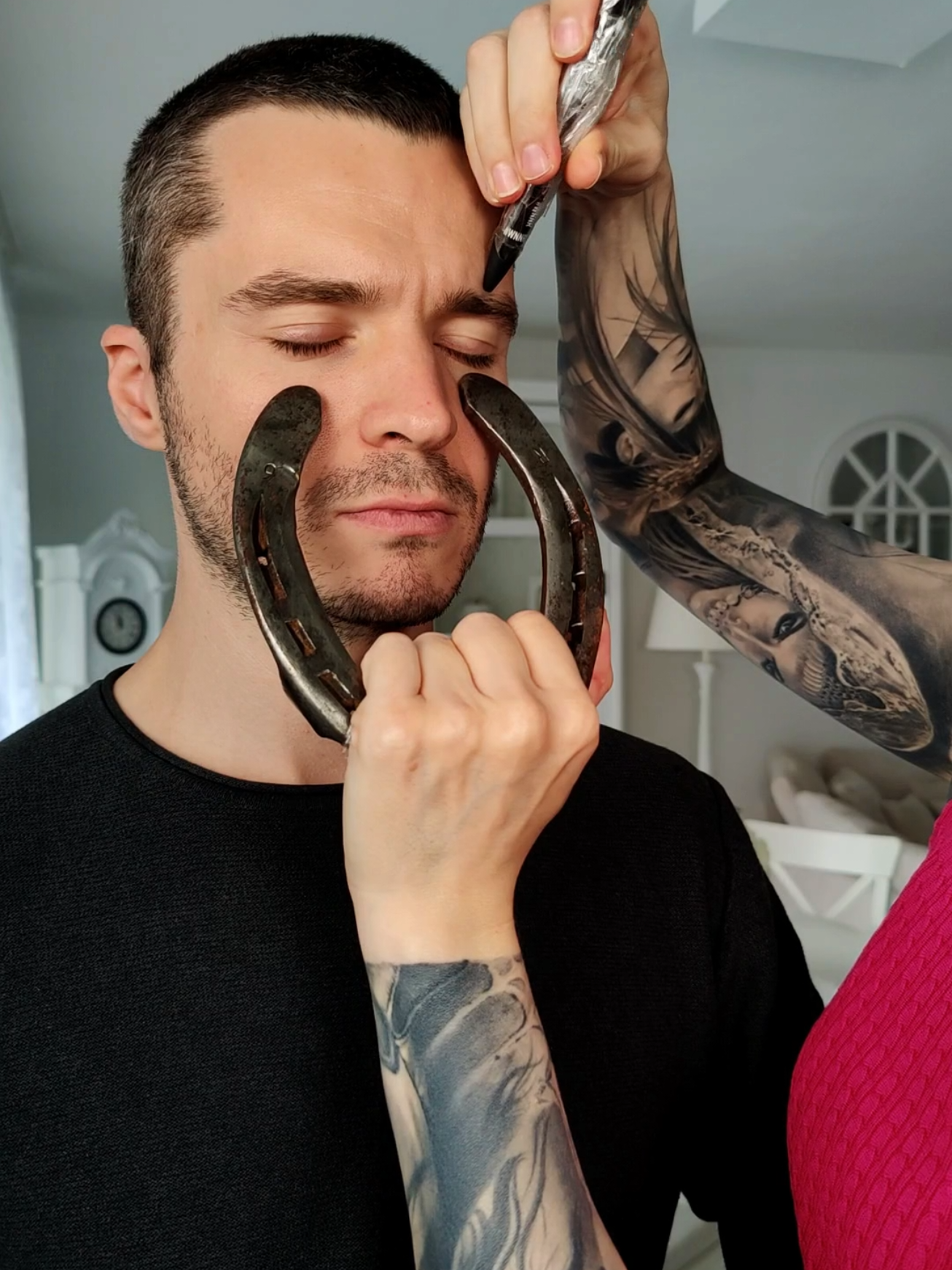 Unique way to scan and measure the face #asmr #asmrvideo 