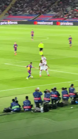 Roony’s assist today Hat trick Fermín  #barcelonafc #championsleague #lamineyamal 