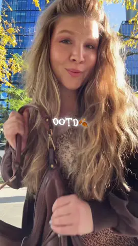 My fall outfit of the day ✨🤎#fallfashion #nycstyle #OOTD 