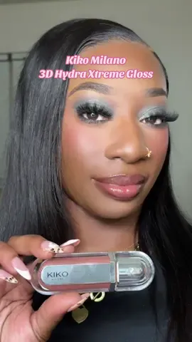 This plumping gloss understood the assignment 😍 @KIKO Milano USA  3D Hydra Xtreme Lipgloss (Cocoaquake) #kikomilano #plumpinglipgloss #blackgirlmakeup #lipgloss #blackgirltiktok 