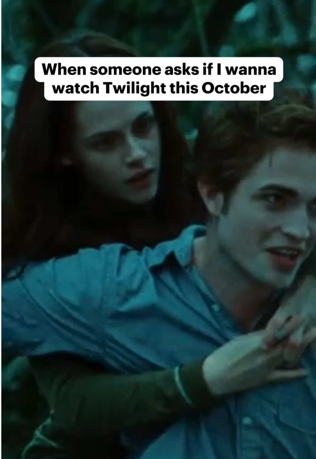 We unconditionally and irrevocably always want to watch Twilight. 😍 #Huluween  Now streaming: #Twilight