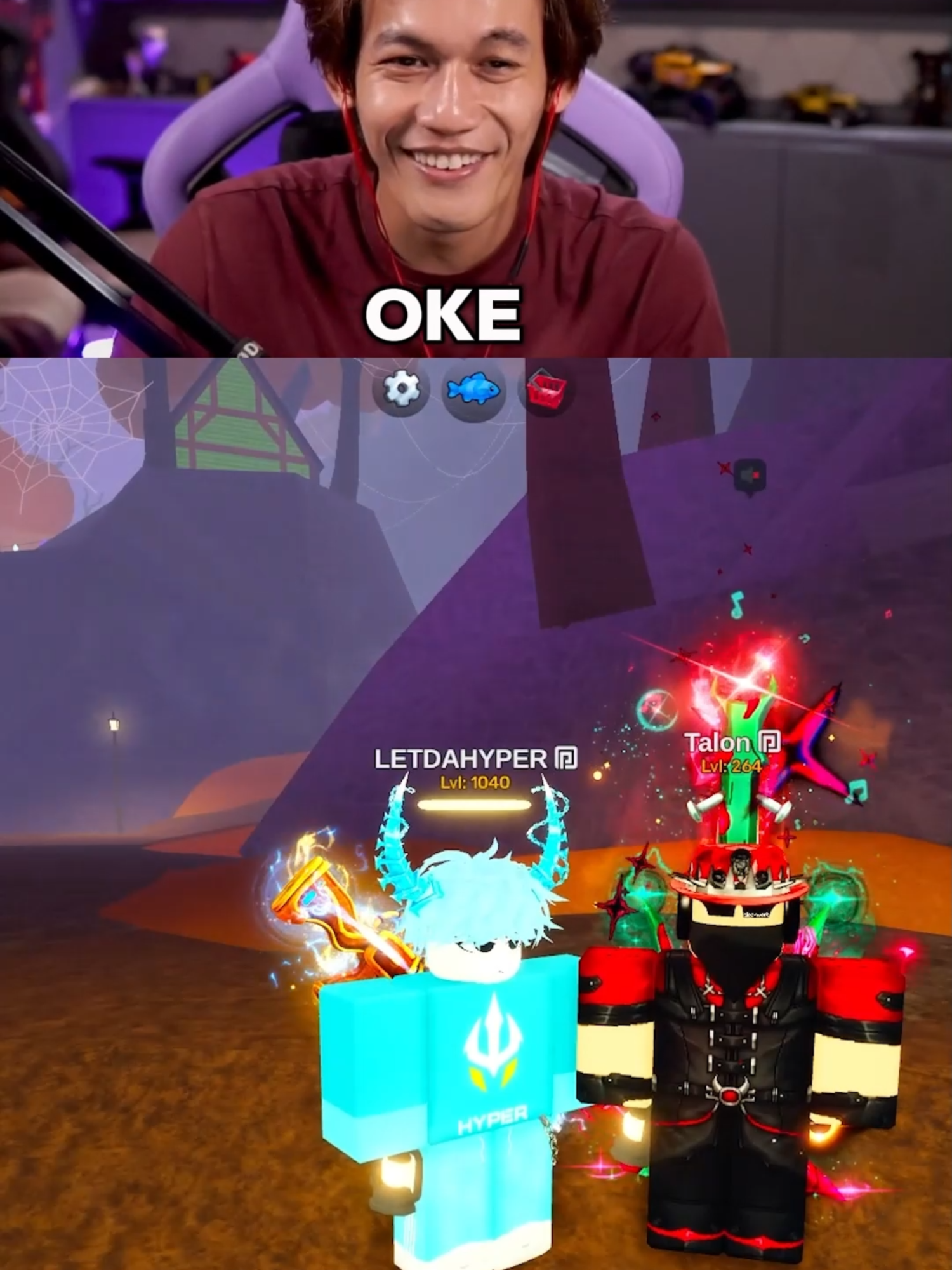 Suara asli talon berdamage parah #letdahyperasli #fishit #roblox