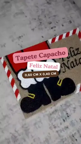 Tapete Capacho de Natal #achadosshopee #tapete #capacho 