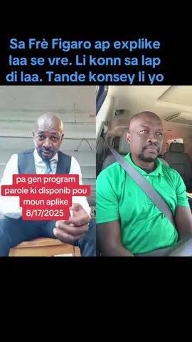 #duet with @Figaro G Sa Frè Figaro ap explike laa se vre. Li konn sa lap di laa. Tande konsey li yo