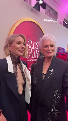 #NaomiWatts and #GlennClose for @All’s Fair on Hulu in Paris #OnRegardeQuoi 