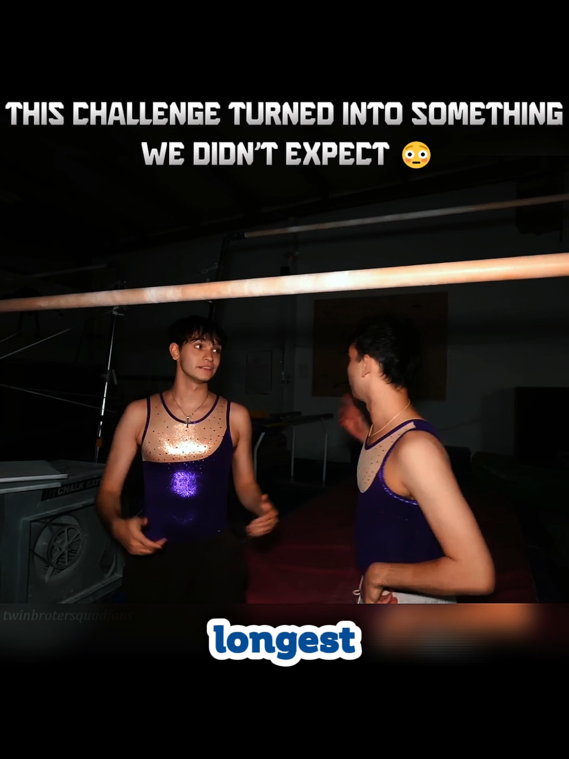 The Hanging bar challenge took a creepy turn... #challenge #fypシ゚viral #brother #lucasandmarcus #ViralMoments 
