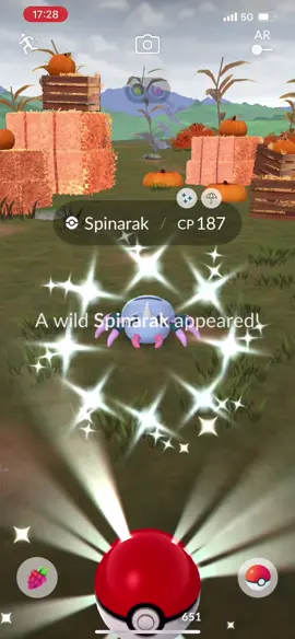 Shiny Spinarak #pokemongo #pokemontiktok #pokemongodaily #shiny #shinypokemon 