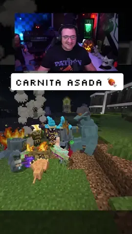 La carnita asada se arma en los lugares más inesperados #humor #Minecraft #mitologias #carneasada 