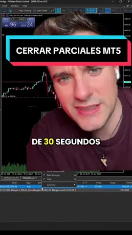 Cerrar lotes parciales en MetaTrader 5 #trading #mentoria #finanzas #broker #inversiones 