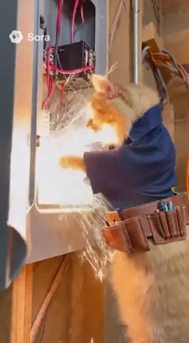 #realcrimMEOWal #funny #catelectrician 