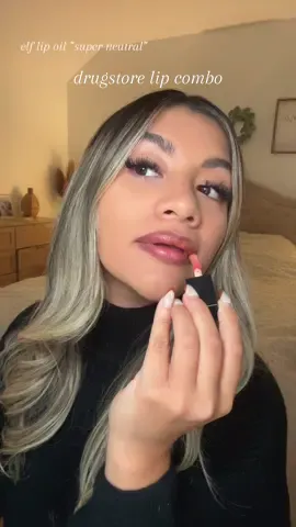 @Maybelline New York lip liner “ let’s bounce “ @elfcosmetics lip oil “super neutral” #lipcombo #lipliner #makeupfyp #makeuptutorial 