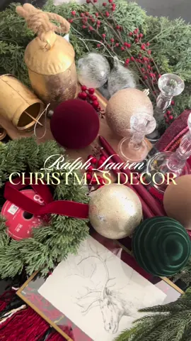 Ralph Lauren inspired Christmas decor from @Hobby Lobby, @Amazon Home and @Walmart ! ✨🎄 Link in bio or comment SHOP for links. #christmasdecor #christmas2025 #ralphlaurenaesthetic #christmas #christmasdecorations 