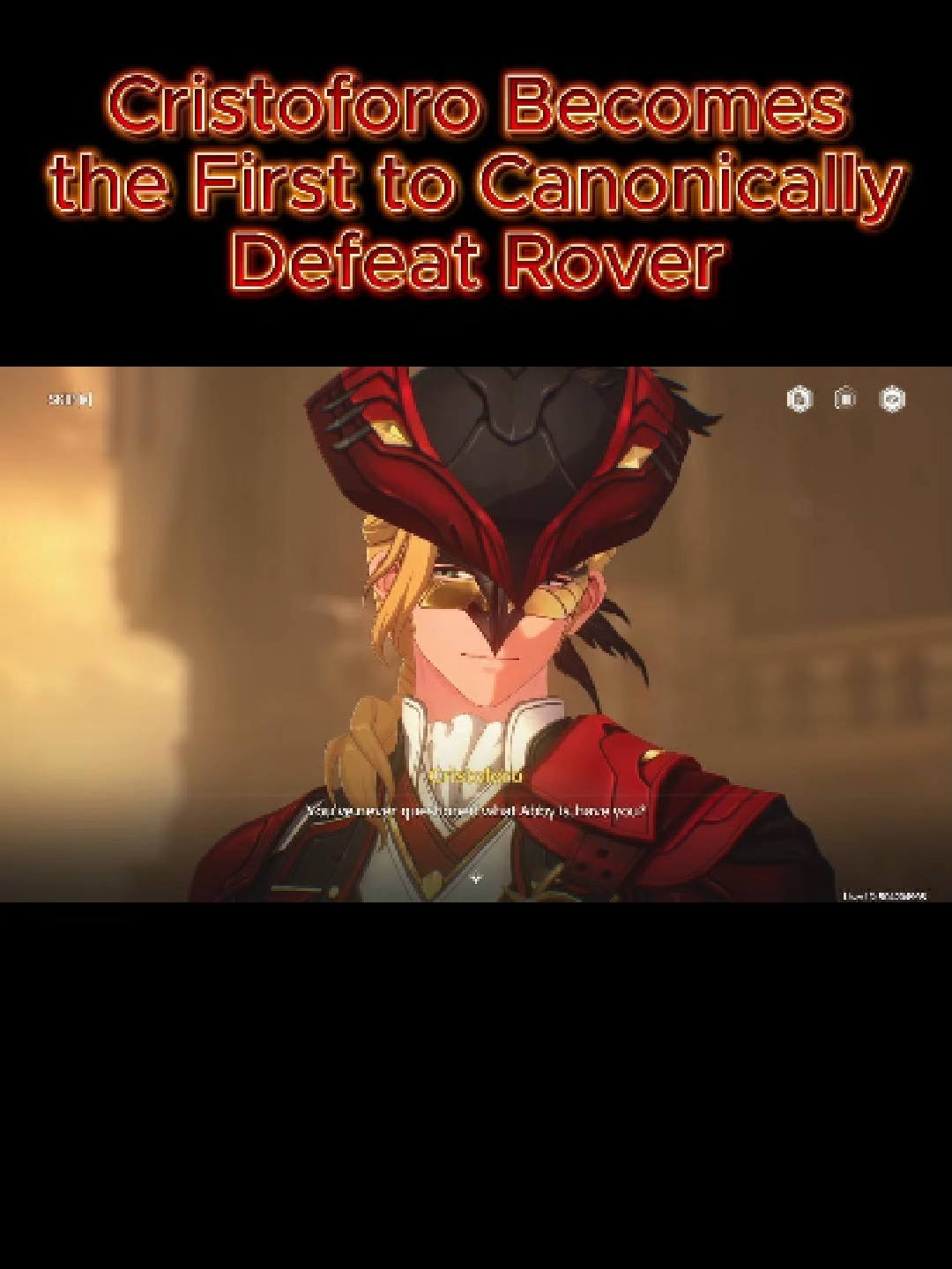 Cristoforo has now canonically defeated the Rover. This and his stopping of Fleurdelys's attack shows he's one of the most powerful beings in WuWa #wutheringwaves #wuwa #rinascita #quest #rover #malerover #cristoforo