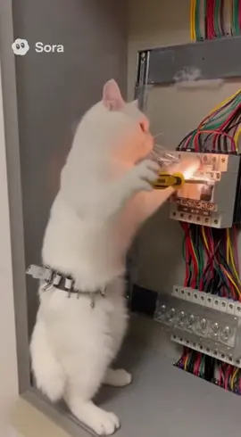 #realcrimMEOWal #funny #catelectrician 