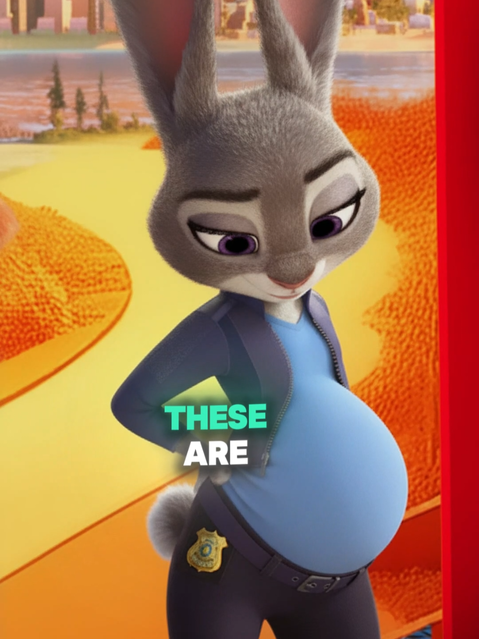 why dos judy keep lowering her ears after seeing Gary? #fyp #zootopia #theory #disney #DidYouKnow 