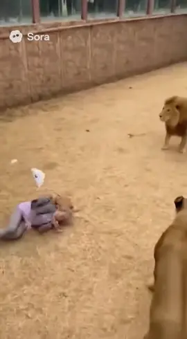 #zoo #viralvideos #lion #dangerous #viral 