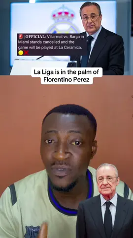 La Liga is in the palm of  Florentino Perez #creatorsearchinsights #barcelona ##football #madrid #footballtiktok 