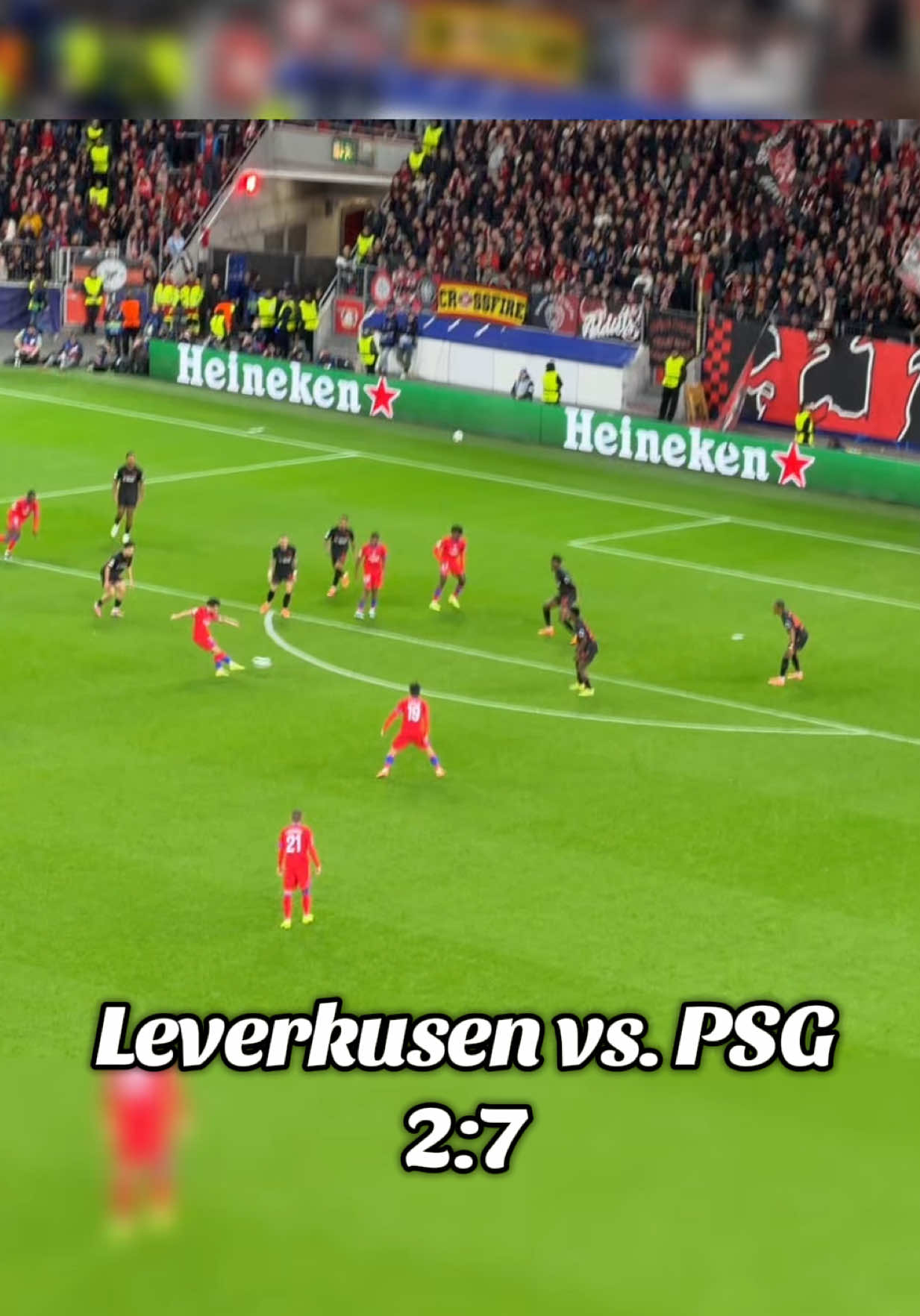 Leverkusen vs. PSG 2:7 #psg #vitinha #parissaintgermain 