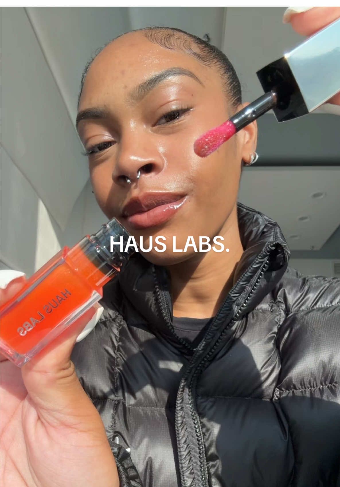 HAUS LABS - PHD Hybrid Lip Oil 💄#hauslabs #phdhybridlipoil 