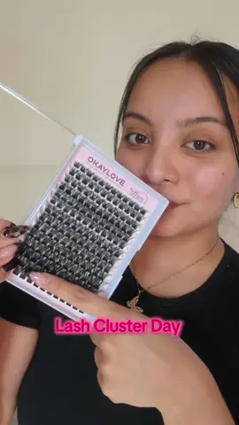 Fav day of the week 😍 #lashclusters #lashclustersathome #diylashextensions 