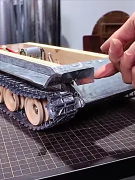 I Made A Realistic Tank With Simple Tools #build #tank #scalemodel #metal #usa 