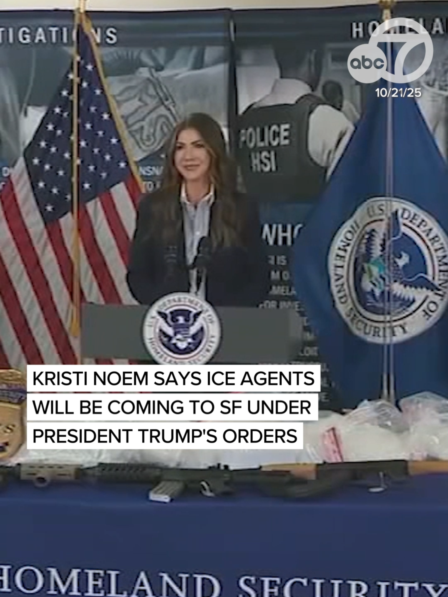 U.S. Secretary of Homeland Security Kristi Noem doubled down on the National Guard presence in Chicago and Portland and indicated San Francisco is next, following comments from President Trump on Fox News Sunday. 