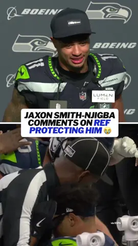 Jaxon Smith-Njigba says he “felt comfortable” on the Texans bench 😅 #nfltiktok #football #nfl 