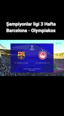 Şampiyonlar ligi 3 Hafta Barcelona - Olympiakos #barca #barcelona #uefachampionsleague #futbol #fypシ゚ 