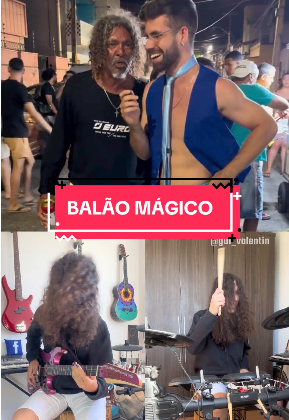 Balão Mágico tá diferente 😳🚓 Vídeo de @Kelton Andre 📷 Nesse vídeo estou usando: Guitarras @SEIZI GUITARS  Bateria e Baquetas @baquetascibanez_xpropercussion  Interface @NEW LIVE INTERFACES  #balãomágico #entrevista #meme #memes #rock            