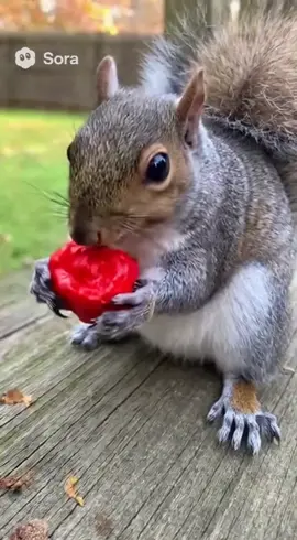 #squirrel #hotpepper #squirrels #carolinareaper 