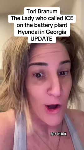 Update Tori Branum.. the lady that called ice on the Hyundai Battery plant in Georgia! #Hyundai #Plant #Ice #Georgia #foryoupage 