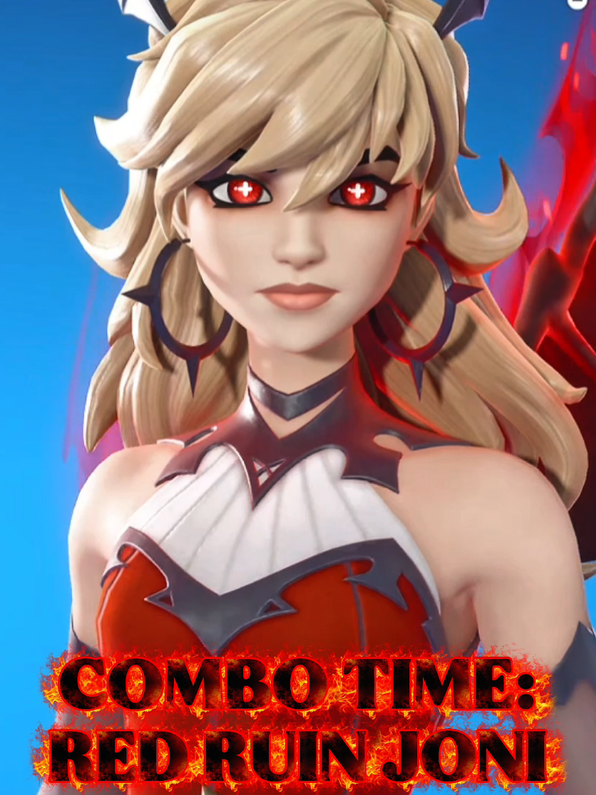 Replying to @roscodatarin COMBO TIME: RED RUIN JONI⚔️🔥 #fortniteclips #fortnitecombos #fypシ #GamingOnTikTok #phxzzx 