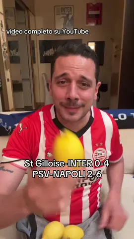 St Gilloise-INTER 0-4 PSV-NAPOLI 2-6 #championsleague 