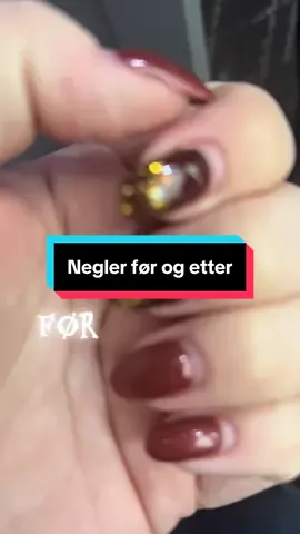 Fra brunt til rosa med glitter i #nailsart #nailsartvideos #nailart #nail #værdegselv 