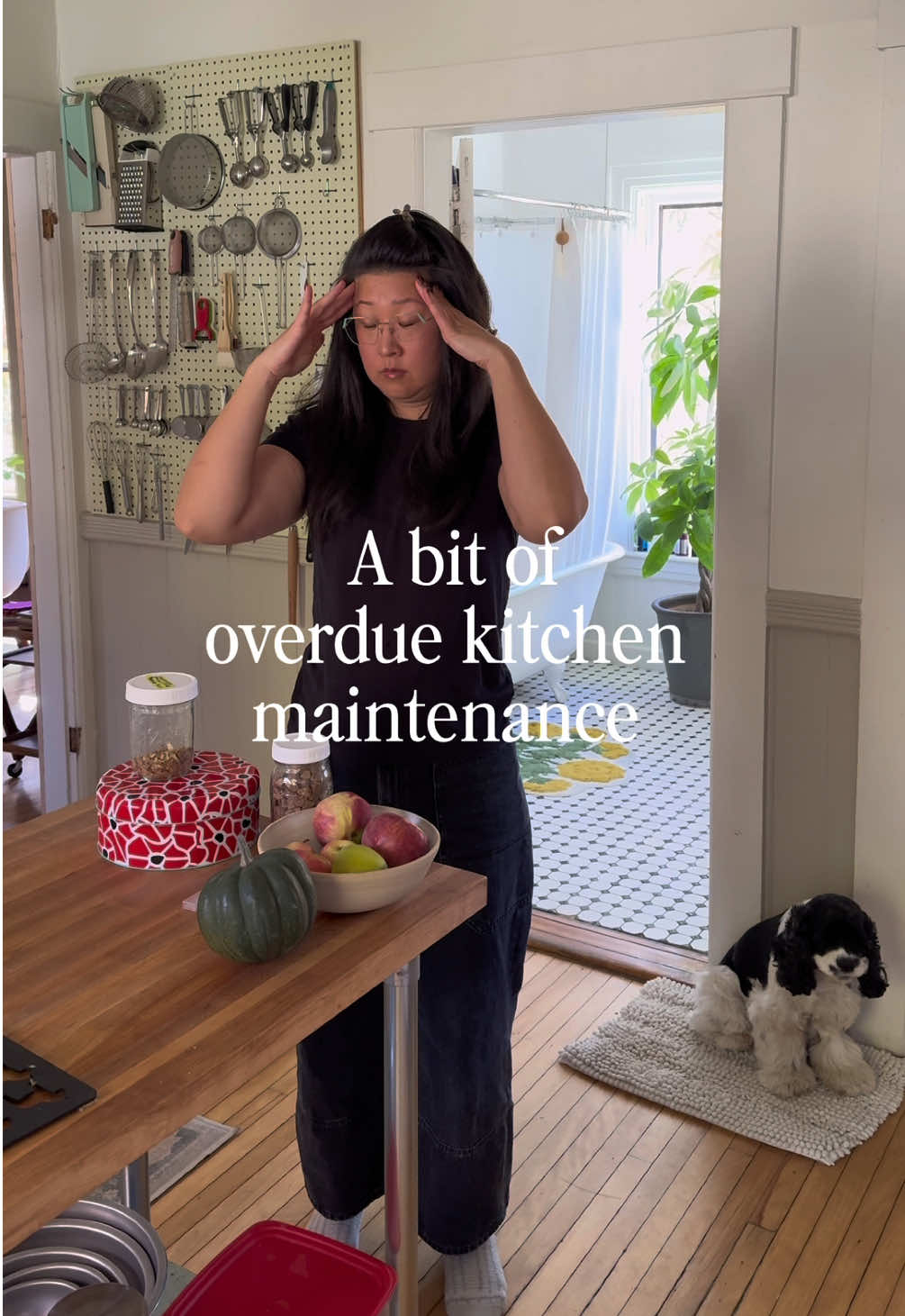 It’s time to clean, organize, and maintain my kitchen again. I needed to oil all the wood today, and put away a million dishes  #CleanTok #kitchencleaning #kitchenorganization #cuttingboard #cozykitchen 