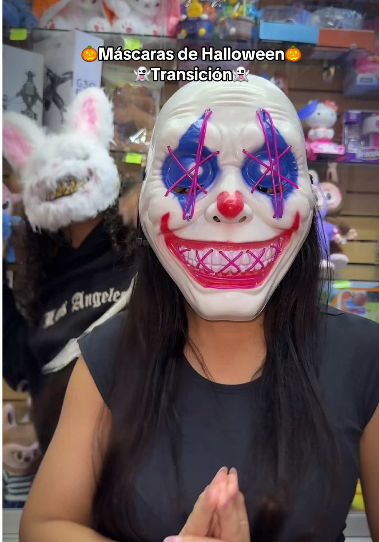 Descuentos en máscaras de Halloween  🎃👻🕷 Haz tus pedidos a los números en nuestro perfil ✅ #halloween #mascarashalloween #halloweentransition #halloweentrend #fyp 