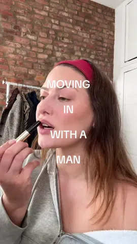 I’m living with a man!!! 