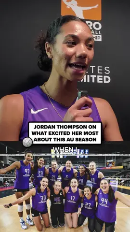 We agree with Jordan about the talent this season 🤩🤩 #AUProVB