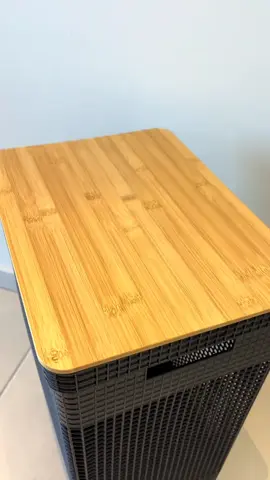 Cesto De Roupas OU Grid Com Tampa De Bambu 49 Litros 5 cores disponíveis. link nos comentários. #cesto 