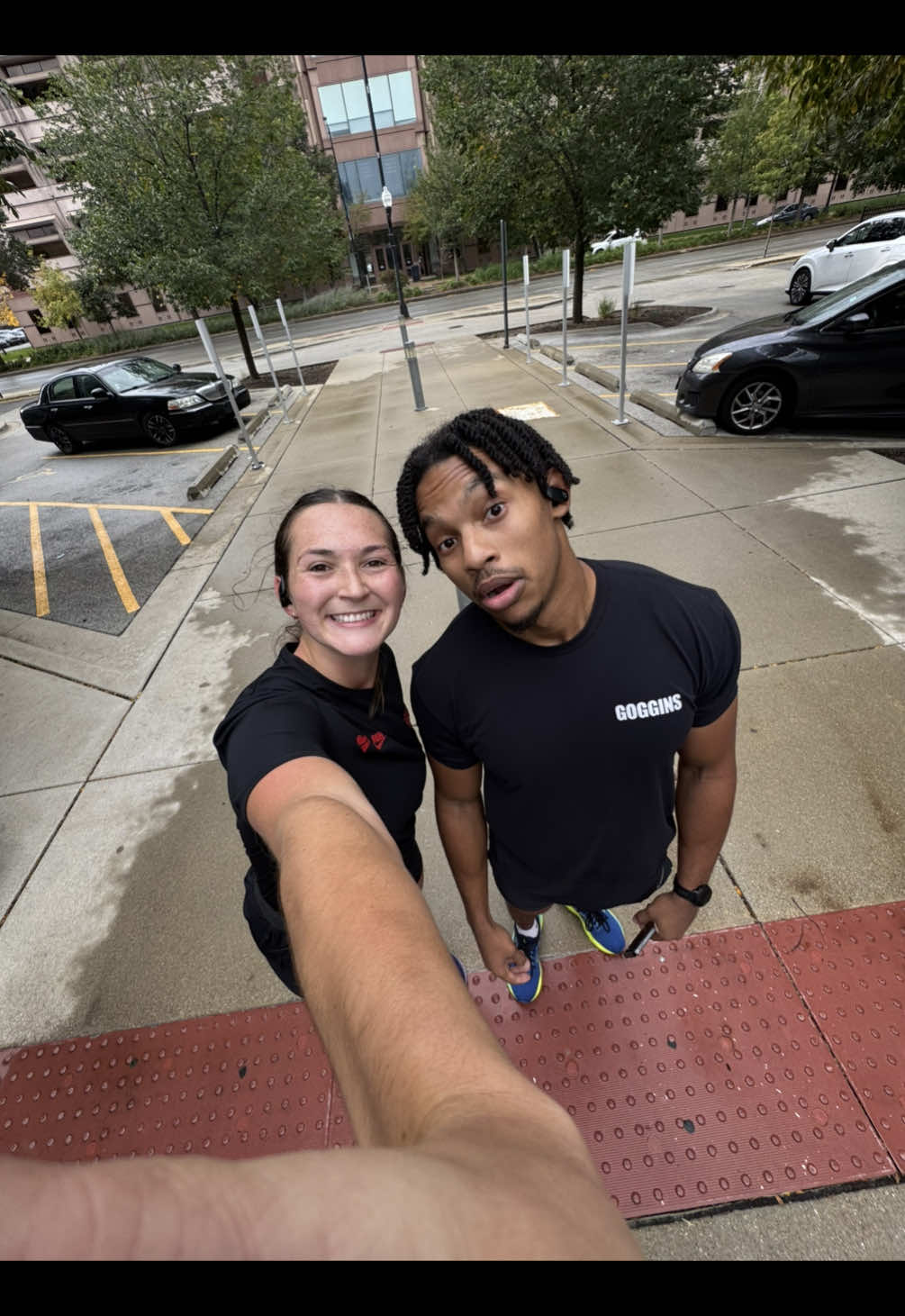 Never a boring run with Malik😂 #fyp #skyrobfitness #couplegoals #runningcouple #Running 