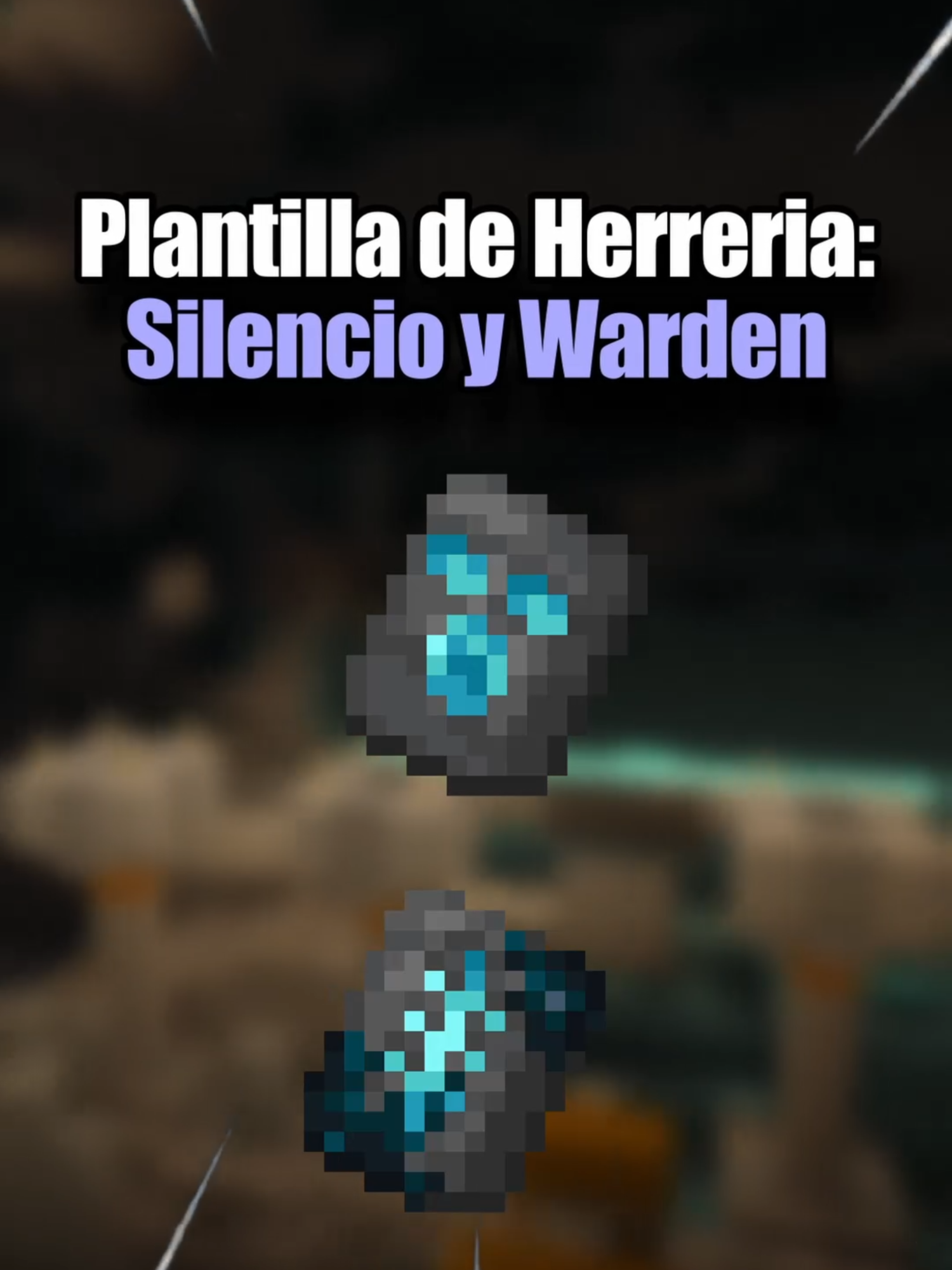 Cómo Conseguir las Plantillas MÁS DIFÍCILES de Minecraft | Silencio y Warden #Minecraft #Minecraft #ancientcity