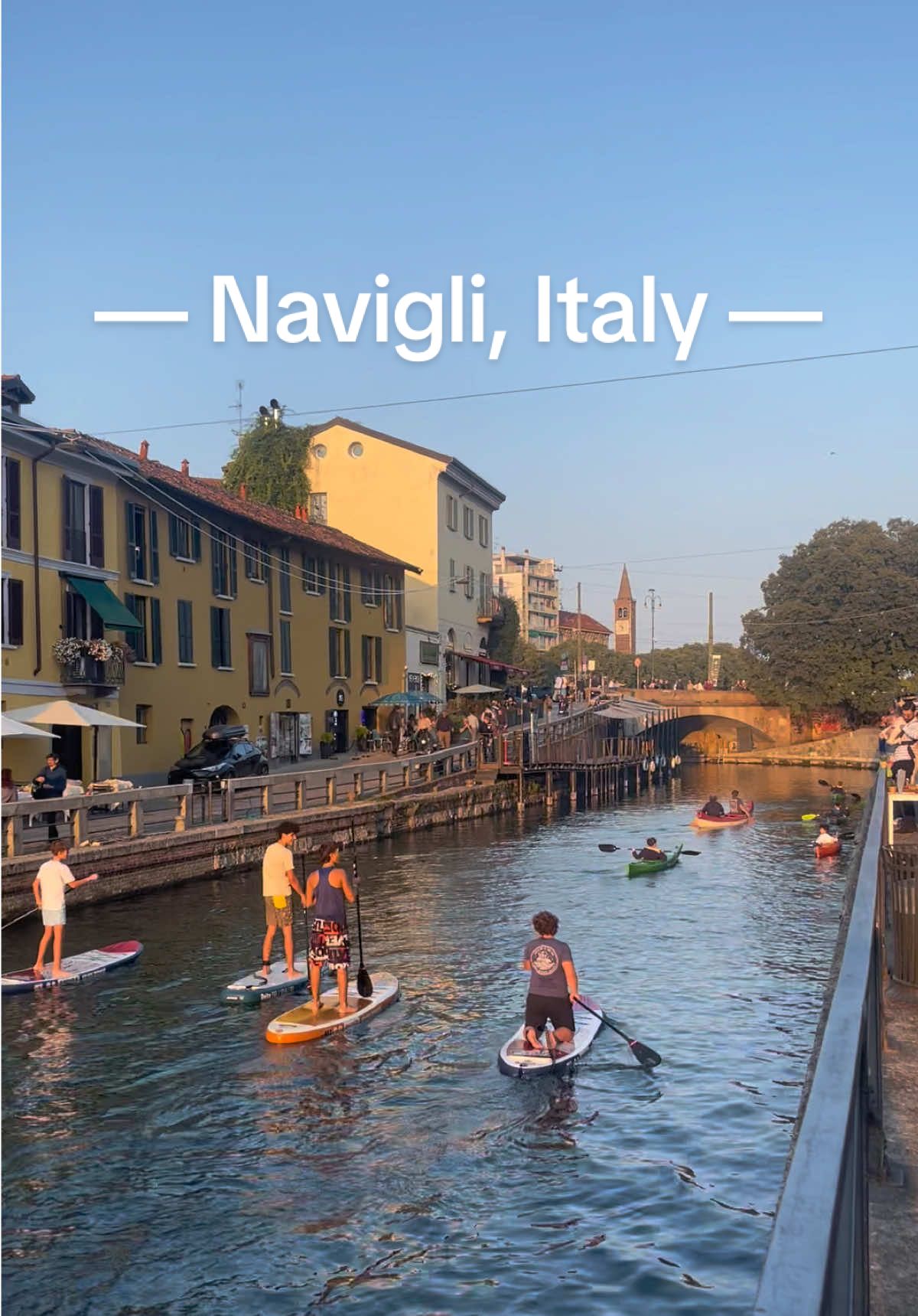 Navigli 📍 Milan's historic canal district, known for its two main canals, the Naviglio Grande and Naviglio Pavese, which are lined with bars, restaurants, vintage shops, and art galleries #navigli #naviglimilano #italy🇮🇹 #italy #milan 