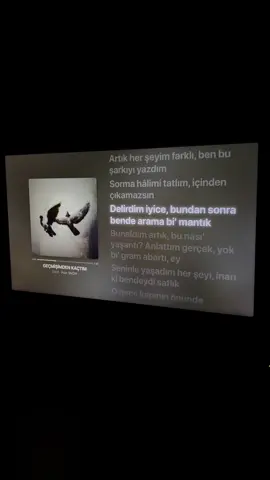 Geçmişimden Kaçtım - Poizi . . . #poizi #kesfet #lyrics #fypage #virall 
