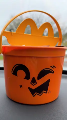 Boo bucket at @McDonald’s for Halloween. Get yours today!!#boobucket #happymeal #halloween 