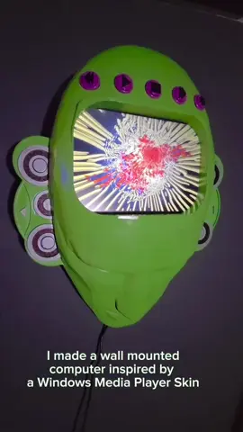 Made this computer. I was highly inspired by the Headspace skin created by Carolyn Farino for Windows Media Player. many hours spent staring at that head when I was a kid. . . #nostalgia #retro #computers #3dprinting  #90s 