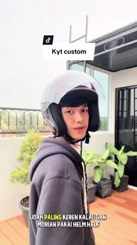 Bosen sama helm polos,ini dia helm super keren dari kyt custom✨🔥#helm#kyt #helmsni #helmhalfface #viraltiktok 
