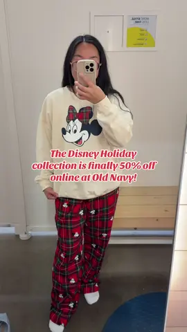 Run to Old Navy to get your matching Christmas pajamas now!!! I’m so glad I waited for a sale! Everything is linked on my ShopMy and Benable in my bio! #oldnavy #oldnavytryon #christmaspajamas #disneychristmas #sale 