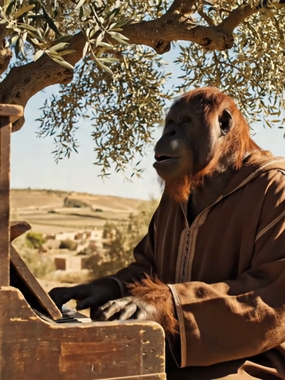 😂😂😂 #bigfoot #sora #morocco🇲🇦 #veo3 #piano 